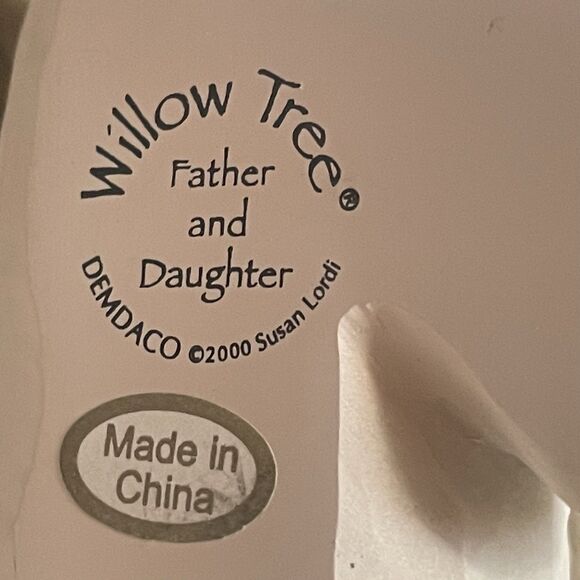 Willow Tree Father and Daughter Sculpted Hand-Painted Figurine Demdaco 2000 - Picture 7 of 7